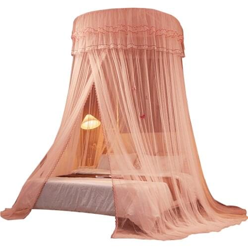 Dome Mosquito Nets Ceiling without Bracket Household Single 1.2 Princess Style 1.8 M 1.5M Floor Installation-Free