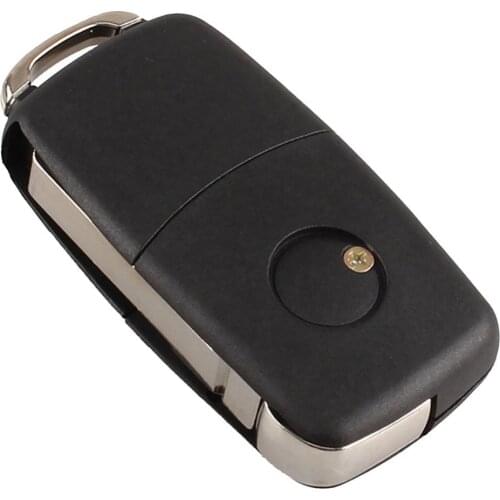 2 Button Flip Folding Car Remote Key Fob Shell Case For Golf Bora SEAT Skoda