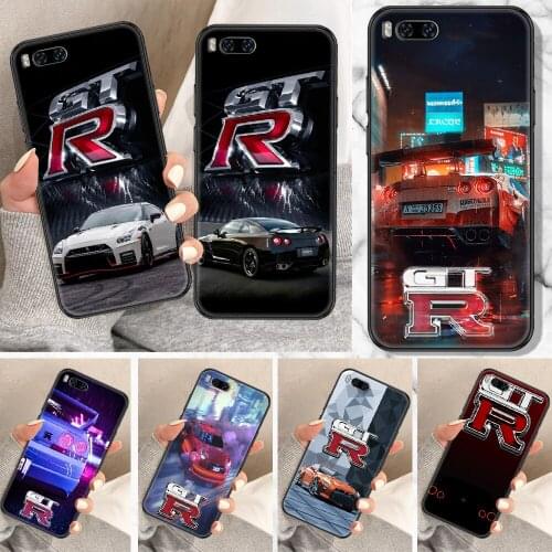 Sports car GTR Phone Case For Xiaomi Mi Note 8 9 10 11 9T 10T A3 Lite Pro Ultra black luxury coque tpu hoesjes trend waterproof