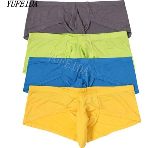 2PCS/4PCS Men Boxers Modal Hight Quality Elephant Trunk Calzoncillos Hombre Exotic Mens Underwear Boxers Boxershort