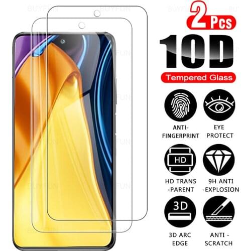 2PCS Full Cover Protectve Glass For Xiaomi Poco M3 Pro 5G HD Tempered Glass For xiomi pocco m3 m3 pro m3pro Screen safety Glass