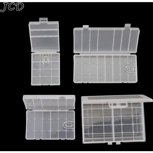 JCD Hard Plastic Case Holder Storage Box Cover for 4x 6X 8x 10x AA AAA Battery Box Container Bag Case Organizer Box Case