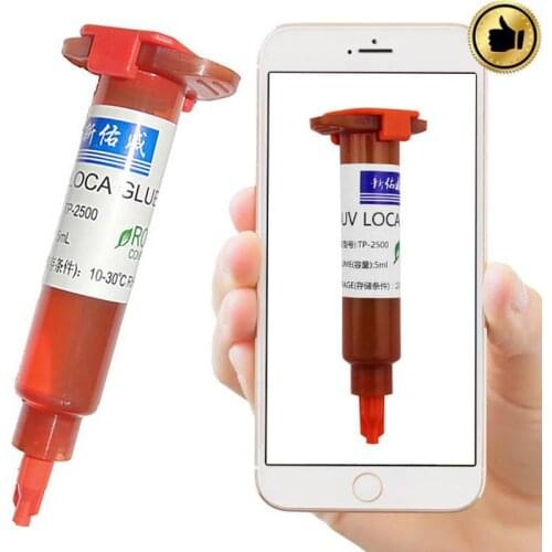 1pc 5ml TP-2500 LOCA UV Glue Liquid Optical Clear Adhesive TP 2500 Clear Glue For Glasses Phone Screen Glass Lens Repair