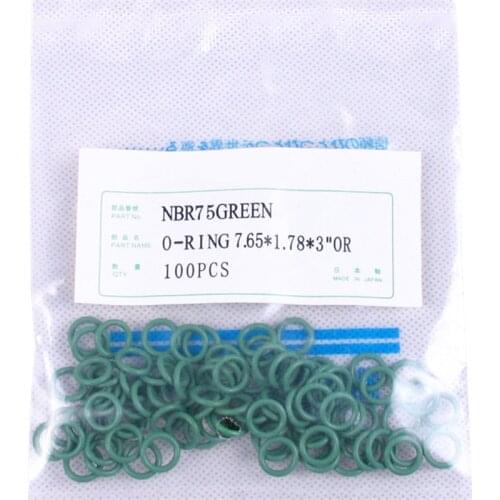 7.65*1.78mm ) #6 R12 NBR Rubber O-Ring Seal Kit,High Temperature Resistance for Car Air Conditioning valve 1/4 5/16 3/8 1/2