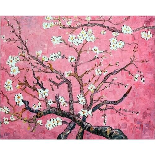 Diamond Painting Van Gogh Starry Night Diamond Painting Cross Stitch Diy Cross Stitch Kits for Embroidery Home Wall Sticker