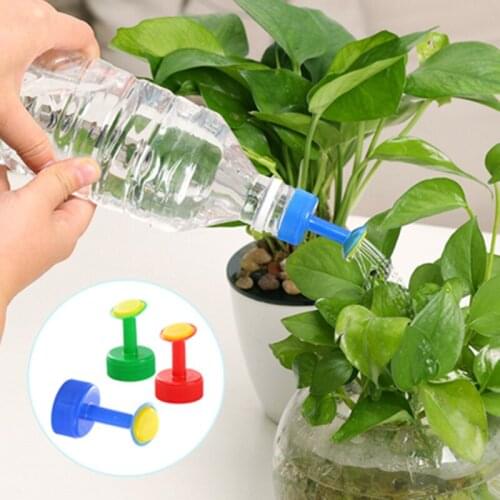 3Pcs Gardening Plants Watering Attachment Spray-head Drink Bottle Water Can Top Garden Water Tool Seedling Irrigation Equipment