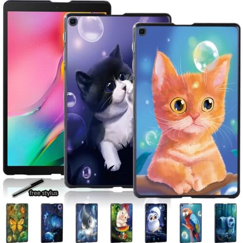 Back Case for Samsung Galaxy Tab S4 T830 T835/S5e T720 T725/S6 T860 T865 10.5"/S7 T870 T875 11" - Cute Tablet Hard Shell Case