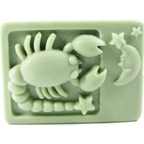 Scorpio constellations Mould Craft Art Silicone 3D Soap Mold Craft Molds DIY Handmade Candle Molds S388