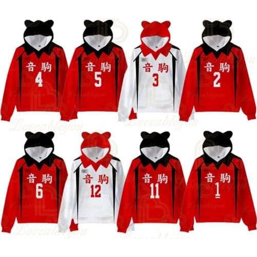 Haikyuu Cosplay 3D Cool Hoodies Sweatshirt Boys Girls Japan Anime Casual Hoodie Fashion Popular Hoodies Kids Clothes