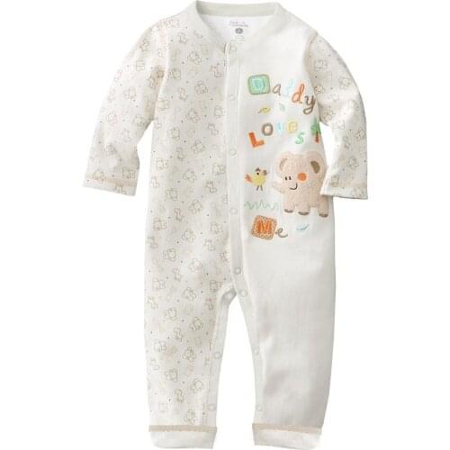 Cotton Long Baby Romper Pajamas Newborn Sleepwear Baby Boy Clothes months jumpsuits baby costume pijama infantil roupa de bebe