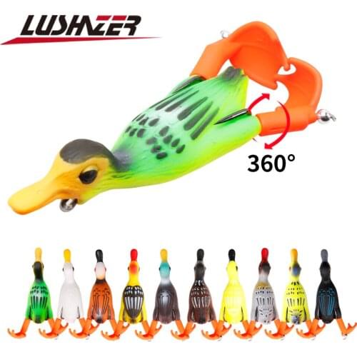 LUSHAZER duckling Propeller flipper 9.5cm 12g Artificial lures Pike Pesca Fishing lure Bass