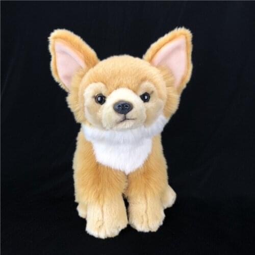 New toy lovely yellow chihuahua plush toy about 30cm cartoon dog soft doll birthday gift w1240