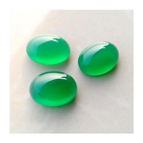 Wholesale 2pcs/lot Green Carnelian Agates Bead cabochons,10x14mm 12x16mm 13x18mm 15x20mm,Oval Gem sotne Cabochon Ring Face
