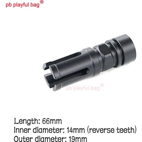 PB Playful bag Outdoor sport Gel ball gun 14mm reverse teeth cap Decorative cap Jinming SLR VG6 fire pig CS DIY toys MA19S