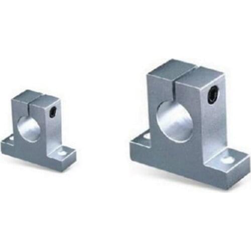 2 Pcs 8-20mm Bearing CNC Aluminum SK-8/SK-10/SK-12/SK-13/SK-16/SK-20 Rail Linear Motion Shaft Support Series Slide