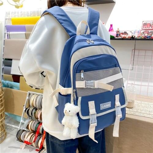 2021 New schoolbags for summer Cute Girls Backpack Women Large Capacity Backpacks School Bags for Teens Korean Student Book Bag