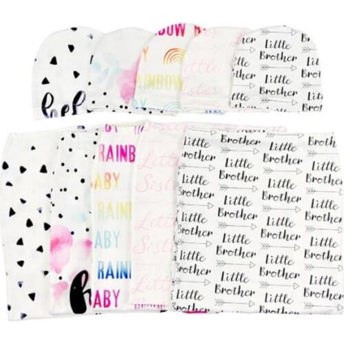 2pcs Newborn Wrap Sleeping Bag +Hat Multifunction Infant Baby Swaddle Fleece Warm Blanket Outfits Headwear Summer Gifts Hot Sale