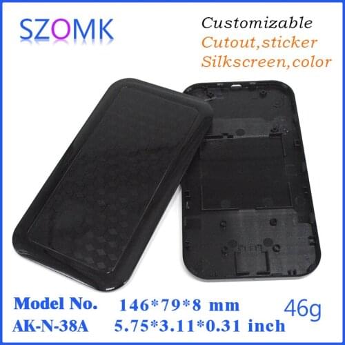Szomk electrical plastic instrument box charger shell enclosure (10 pcs) 146*79*8mm diy enclosure cabinet outlet boxes