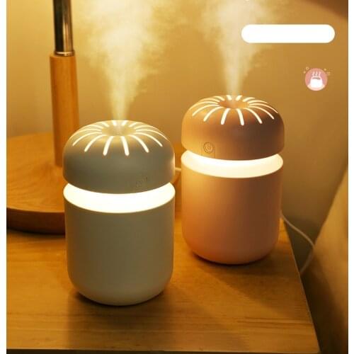 300ml Ultrasonic Mini Air Humidifier Aroma Essential Oil Diffuser Portable Humidifier for Home Car USB with LED Night Lamp New