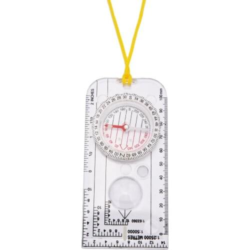 Magnifying Compass Army Scout Hiking Camping Boating Map Reading Orienteering
