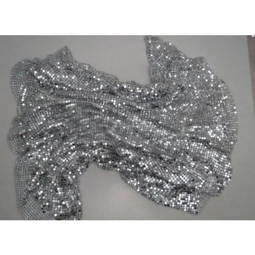 3mm Gold Aluminum Mesh Metal rhinestone Trim sewing strass crystal bridal applique roll for clothes placemat diy