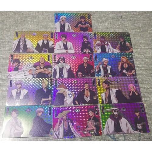 13pcs/set BLEACH Gotei 13 Toys Hobbies Hobby Collectibles Game Collection Anime Cards