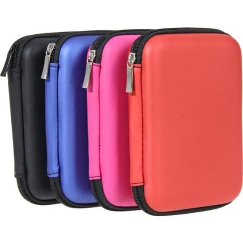 2.5 inch Hard Disk Package Pencil Bag Multi-function Mobile Power EVA PU Pen Case Pouch for Student Stationery Holder Gifts