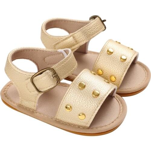 2021 Lovely Kids Sandals Summer Soft Sole Walking Shoes Prewalker Footwear for Baby Girls 0-12M