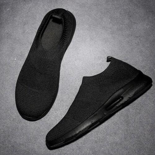 2021 Fashion Lightweight Running Shoes Mens Jogging Shoes Breathable Non-Slip Sneakers One-Pedal Loafers Mens Casual Shoes