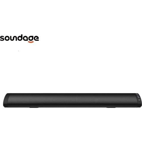 Soundage Bluetooth TV Soundbar 20W Wireless Speaker 3D Stereo Surround Loudspeaker Support USB/TF Card