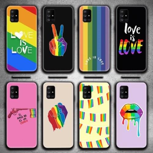 Gay Lesbian LGBT Rainbow Pride ART Phone Case For Samsung Galaxy A21S A01 A11 A31 A81 A10 A20E A30 A40 A50 A70 A80 A71 A51