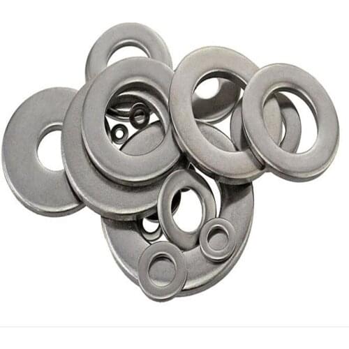 DIN125 Flat Washer Stainless Steel M1.6 M2 M2.5 M3 M4 M5M6M8M10M12M14M16M18M20