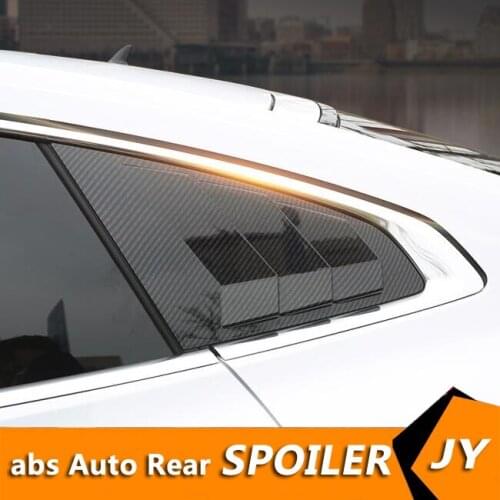 For VOLKSWAGEN CC 2018-2019 Sedan ABS Rear Door Window shades Louver Frame Window Sill Molding Cover Sticker Trim