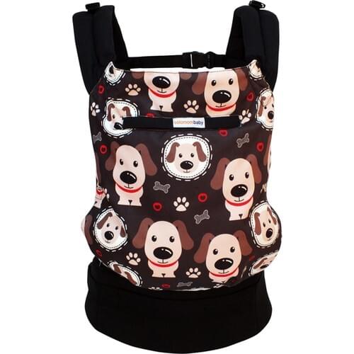 Solomombaby Faithful Friend Ergonomic Kangaroo Ahead, side and provides the possibility of carrying on the ridge