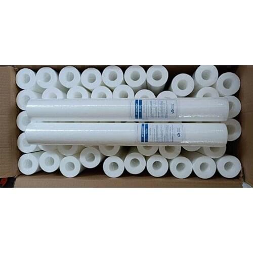 20 inch PP cotton filter element water purifier pre filtration general 1 / 5 micron polypropylene melt blown water purifier cons