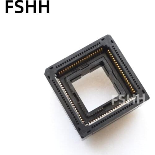 IC120-0844-403 test socket PLCC84 socket Open Top IC socket 1.27mm