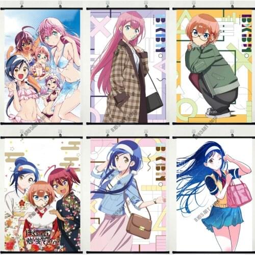 Canvas Painting We Can't Learn Anime Together Wall Art Nordic Posters and Prints Wall Pictures for Living Kids Home Decoration