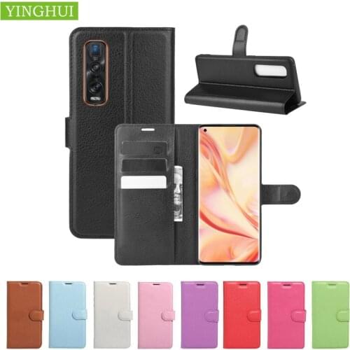 Wallet Leather Case For OPPO Find X2 Pro With Stand Card Holder Phone Case Bag Flip Cover For OPPO Find X2 Lite neo phone case