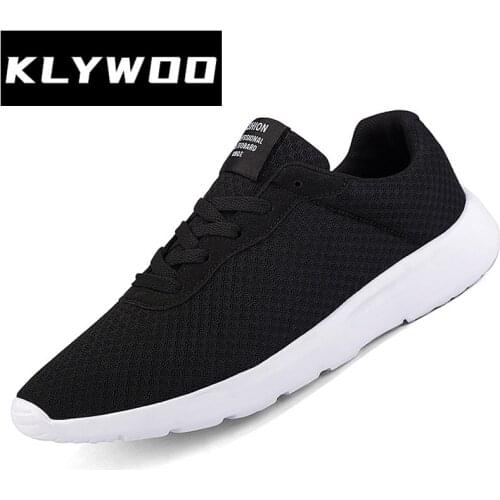 KLYWOO 2021 Spring Men Casual Shoes Lace up Men Shoes Lightweight Comfortable Breathable Walking Sneakers Tenis Feminino Zapatos