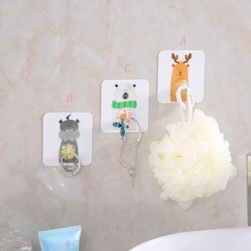 Hook Crochet Hooks Home Accessories Suction Cup Strong Transparent Suction Wall Sucker Hanger Adhesive Heavy Load Rack#W