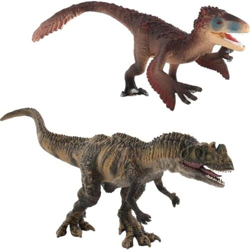 Simulation Animal Model Figure Doll Kids Toys Utah-Raptor-Tyrannosaurus Ceratosaurus Dinosaur Toy Christmas Present