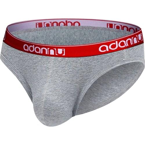 ADANNU Mens Underwear Men Sexy Briefs Jockstrap Pouch Cuecas Man Cotton Panties Thongs Mesh Underpants Gay Slip Homme Srting