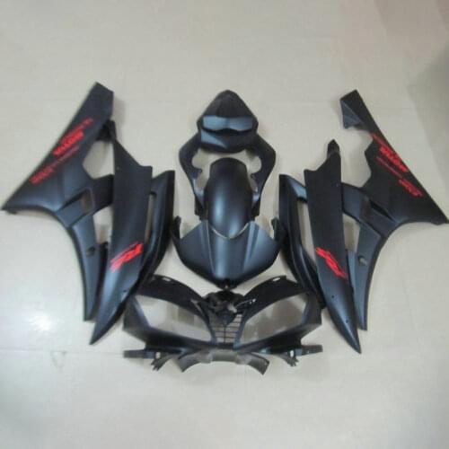 Free 7gifts Injection fairing kit fit for YAMAHA R6 YZFR6 2006-2007 YZF R6 06-07 aftermarket ABS plastic fairing kits black FY45