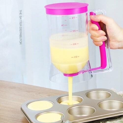 Baking Essentials Cake Batter Cream Dispenser Dough Cupcake Batter Dispensers handheld Muffin pancake Separator Measuring cup