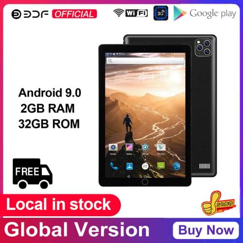 10 Inch Tablet Pc Android Quad Core Play Store 16GB ROM Calling Tab Dual SIM Cards 1280*800 IPS Tablette 2G Phone Tablets 10.1
