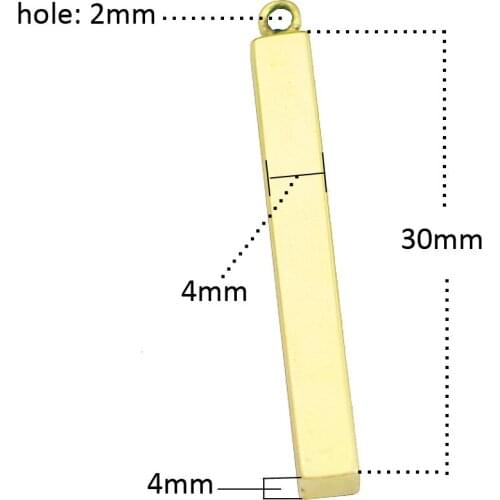 Necklace Bar Pendant Gold Necklace gold charm Pendant ID 40365