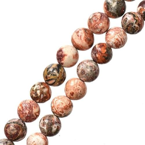 Natural Picture Stone 6/8/10mm Size For Round Bracelets 16inch Wholesale H772