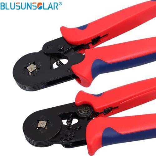Cable End-sleeves Crimping Plier Self Adjusting Ratcheting Ferrule Crimper AWG24-10 HSC8 6 4