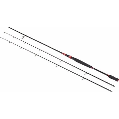 HiUmi 2 Piece Spinning Rod Carbon Fiber Travel Fishing Rod 2 Tips M ML Lure Fishing Rod 2.1m 2.4m