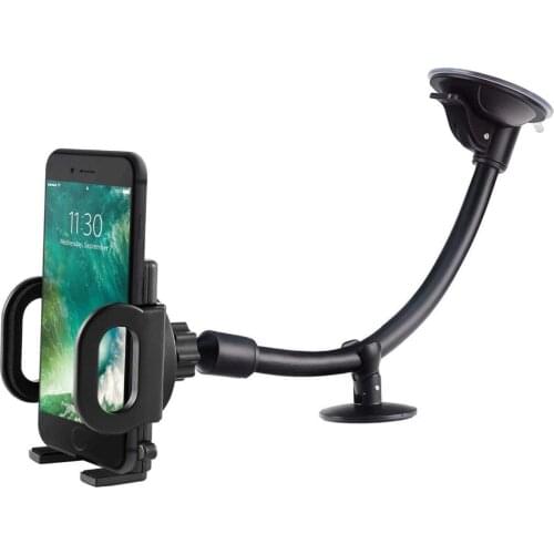 Universal Windshield Dashboard Flexible Long Arm Car Phone holder Mount for iPhone X 8 Car Mount holder for Xiaomi phone
